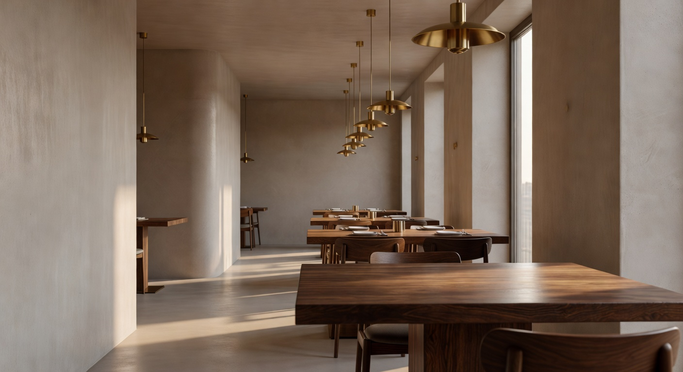 Microcimento em espaço comercial — pavimento e paredes contínuos de alta qualidade